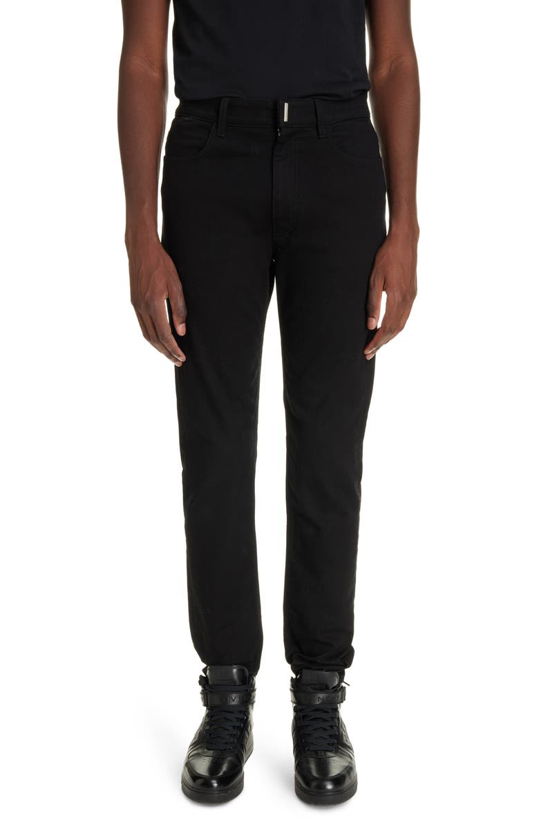 Givenchy Slim Fit Jeans, Main, color, Black
