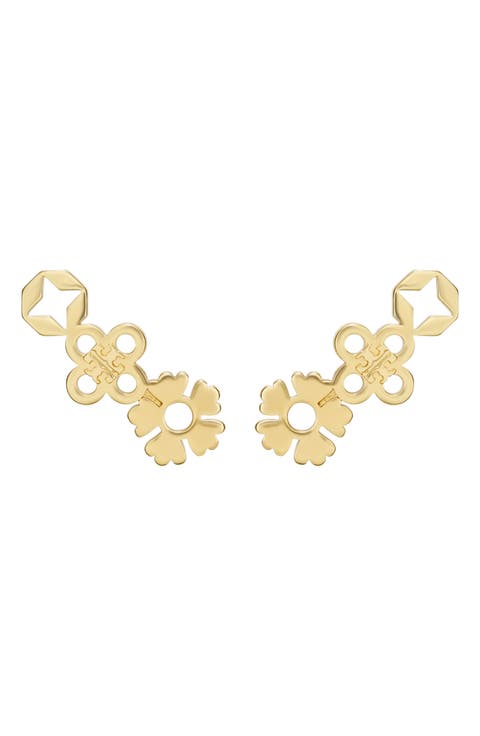 Forget Me Not Cluster Stud Earring