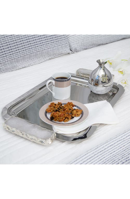 Anna New York Hospitality Gemstone Medium Tray In Silver