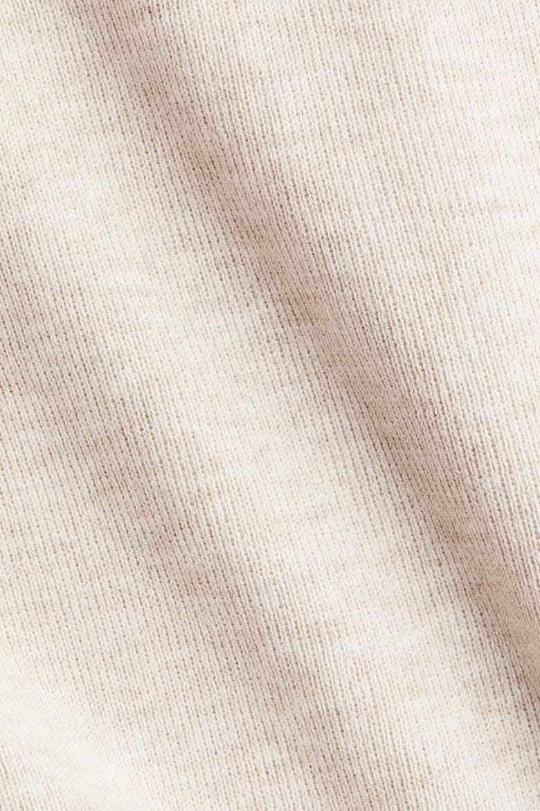 Oversized Fine-knit Sweater, Alternate, color, Light beige melange