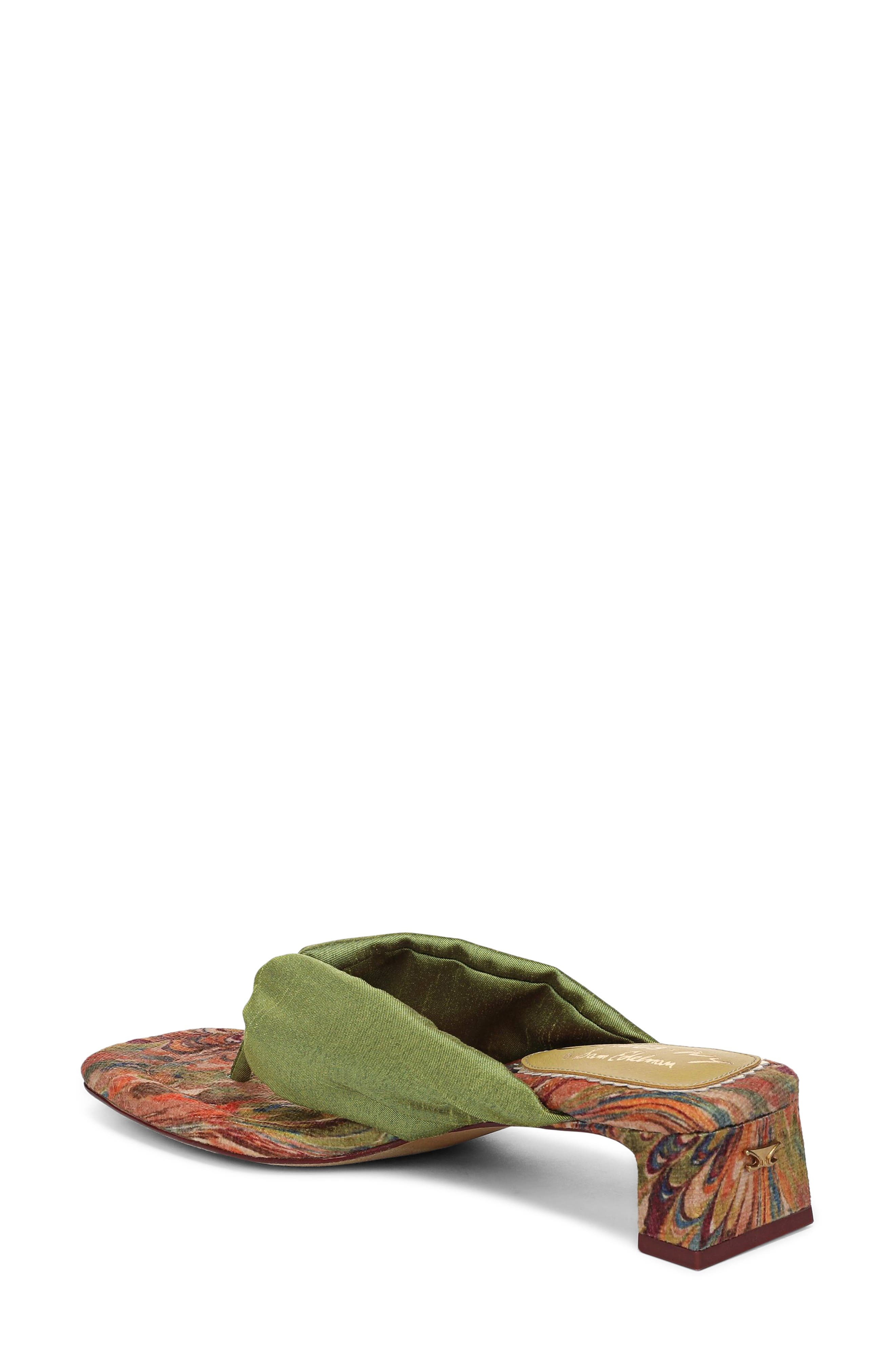 Colette Block Heel Sandal, Alternate, color, GREEN FERN
