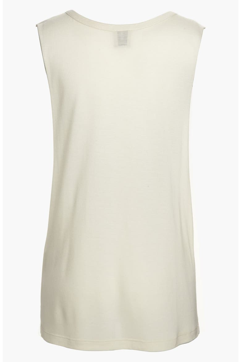 TWP 'Skull & Roses' Muscle Tee, Alternate, color, WHITE