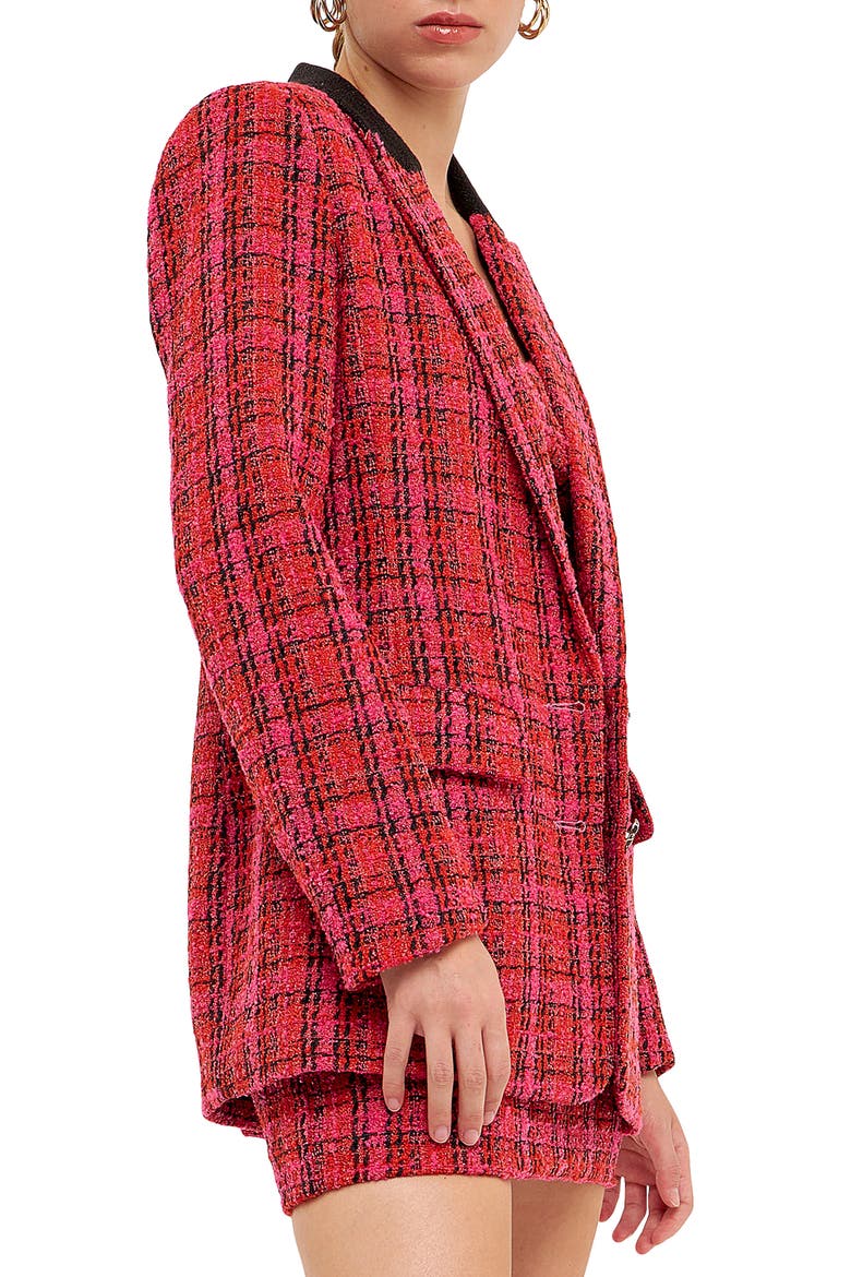 Accent Bouclé Blazer, Alternate, color, MULTI