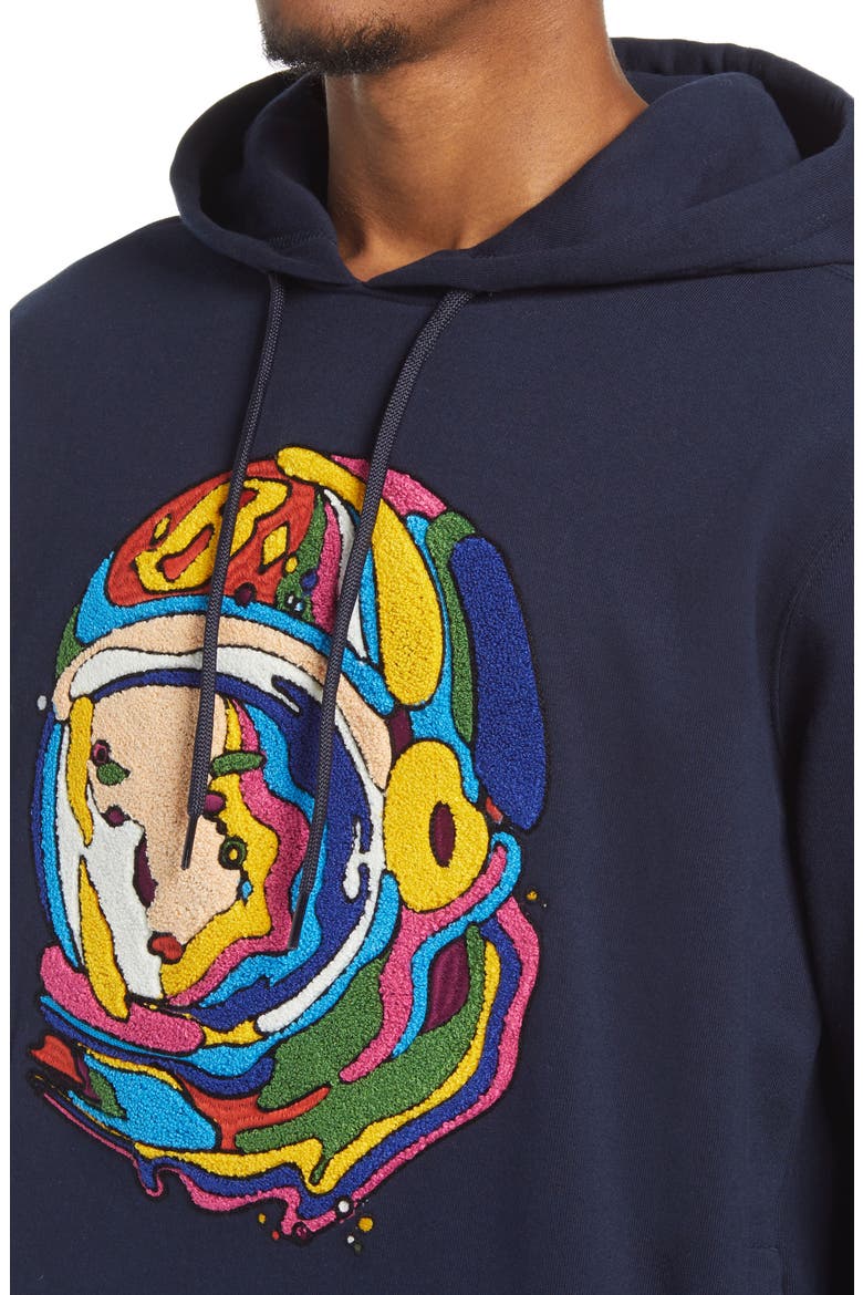 BB Luminous Helmet Hoodie, Alternate, color, NAVY
