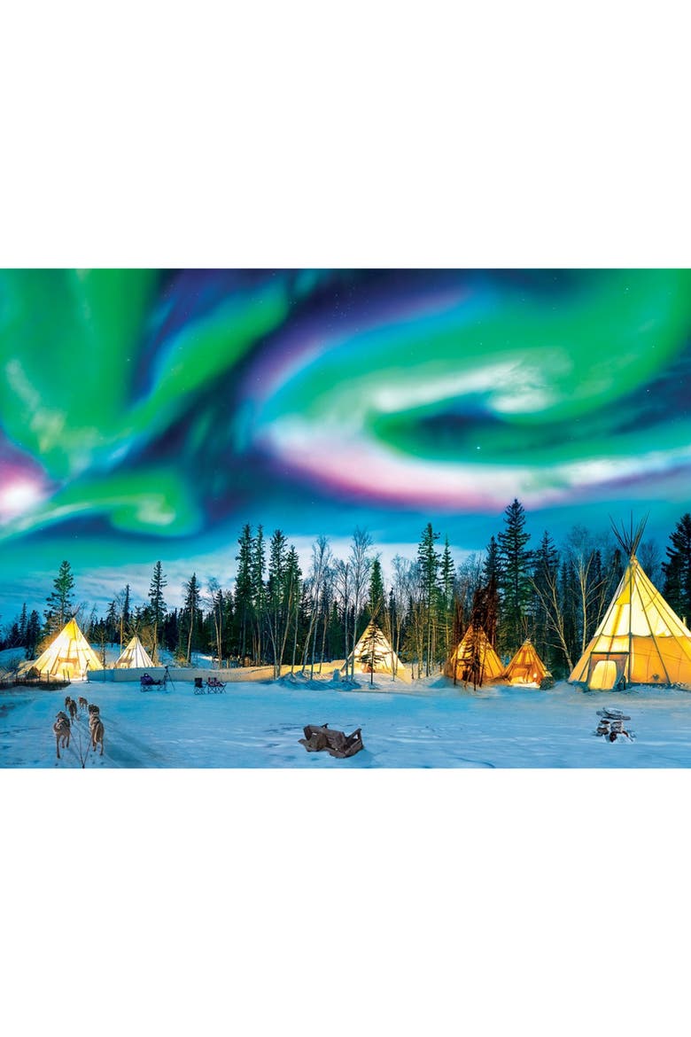 Northern Lights Yellowknife 1000 Piece Puzzle, Alternate, color, Multicolored