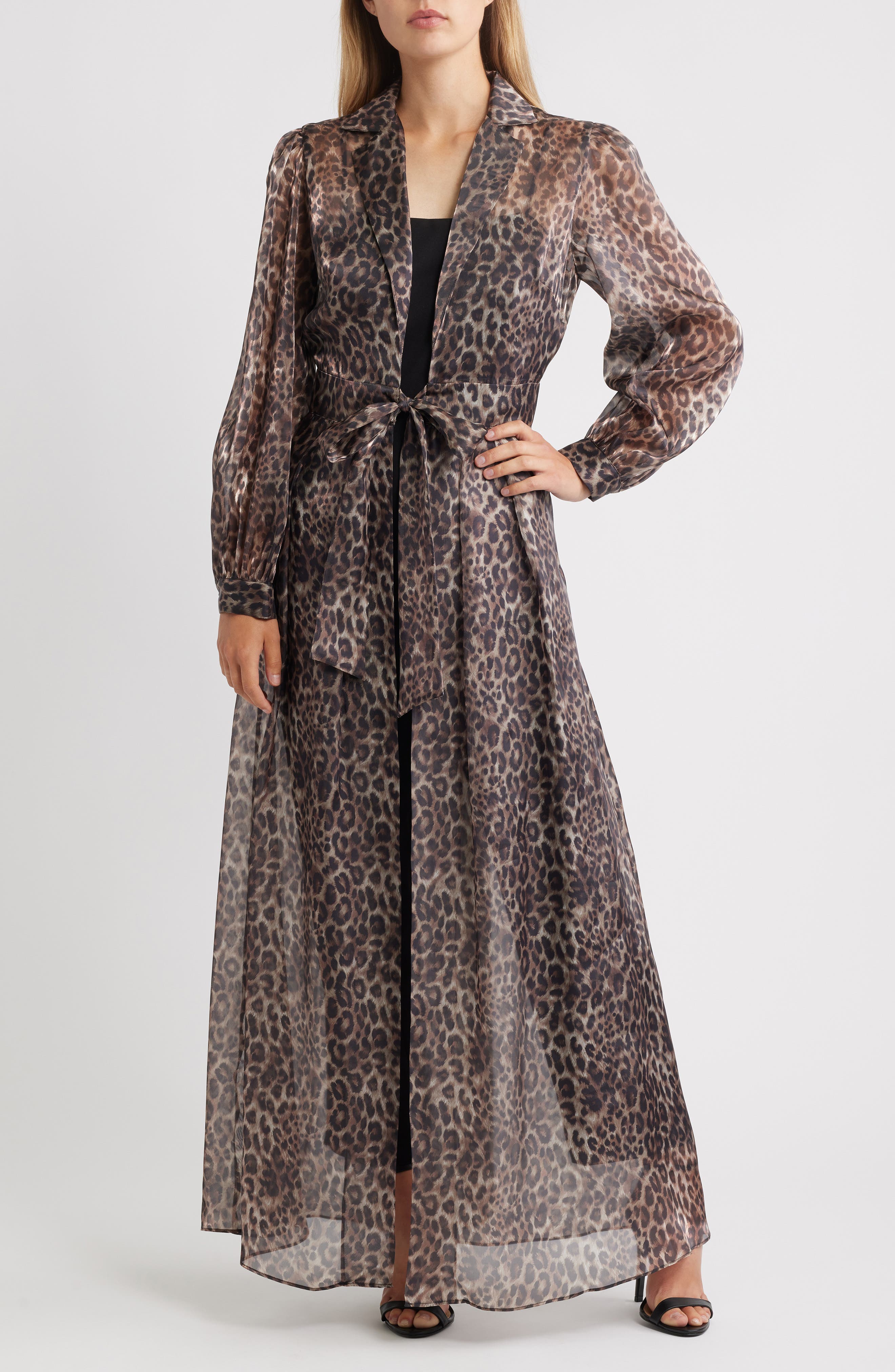 Long Sleeve Jumpsuit with Overlay