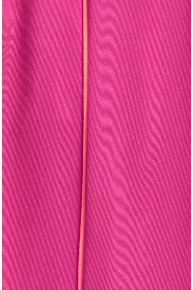 Kids' Electric Zebra Leggings, Alternate, color, FIREBERRY
