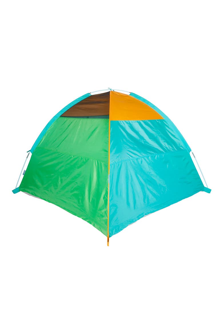 Super Duper Play Tent, Alternate, color, GREEN ORANGE BLUE