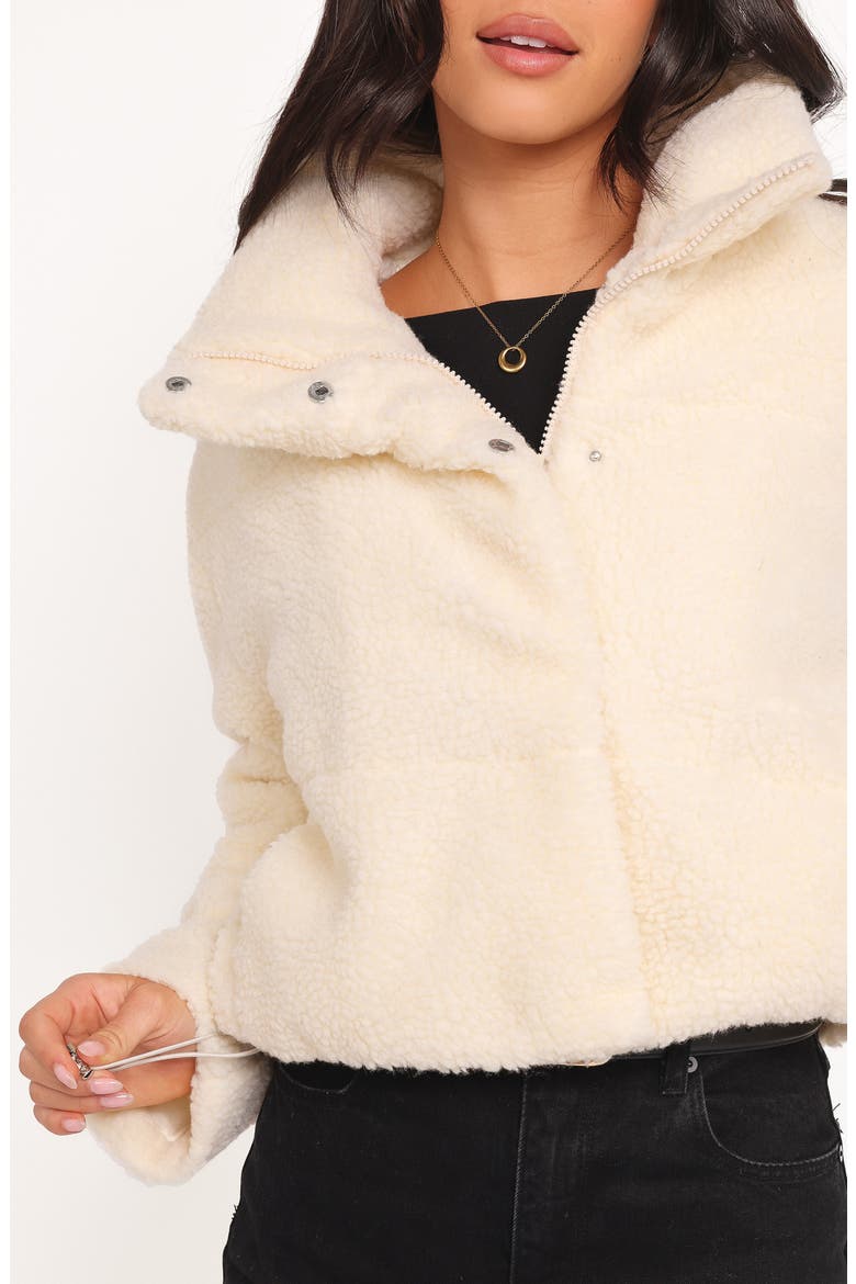 Katerina Fleece Jacket, Alternate, color, WHITE