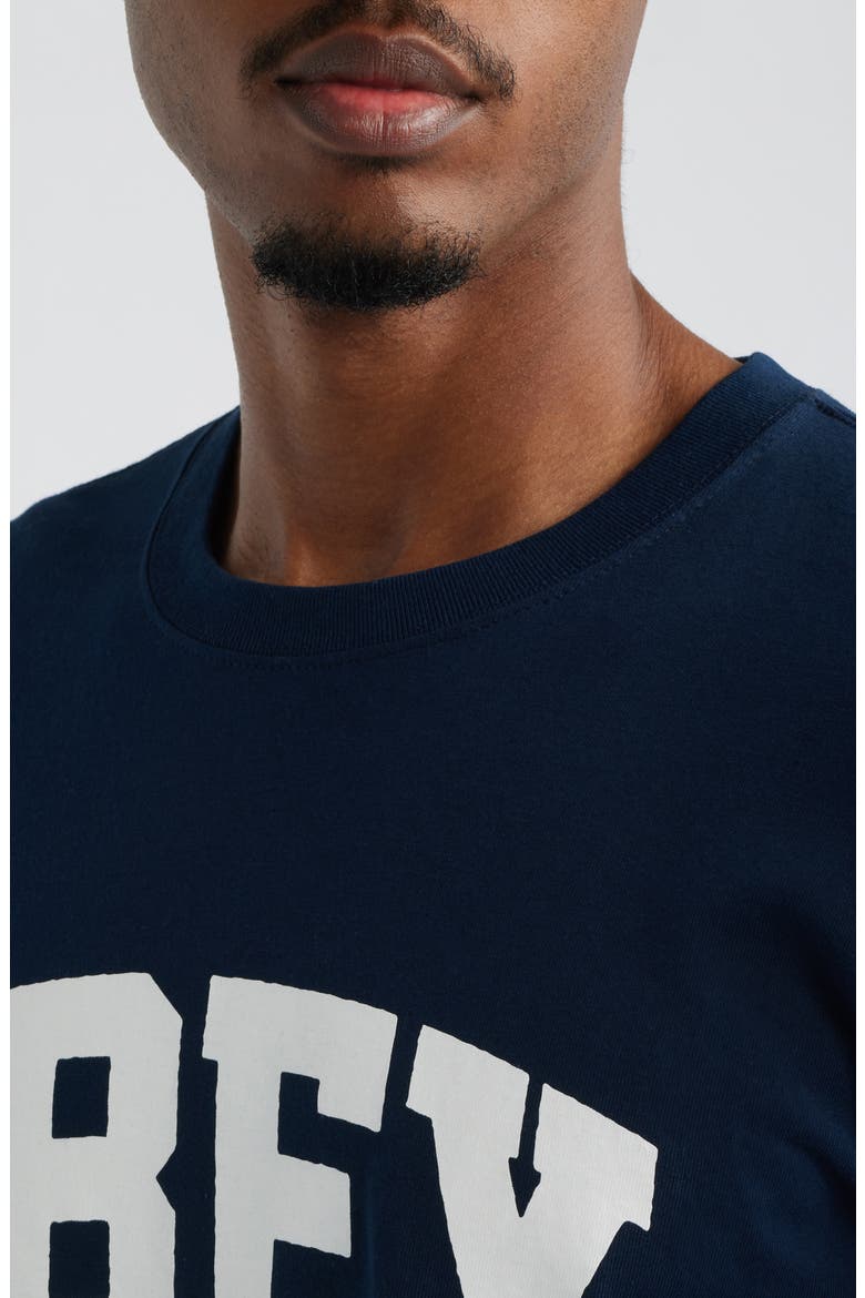 Collegiate Graphic T-Shirt, Alternate, color, NAVY