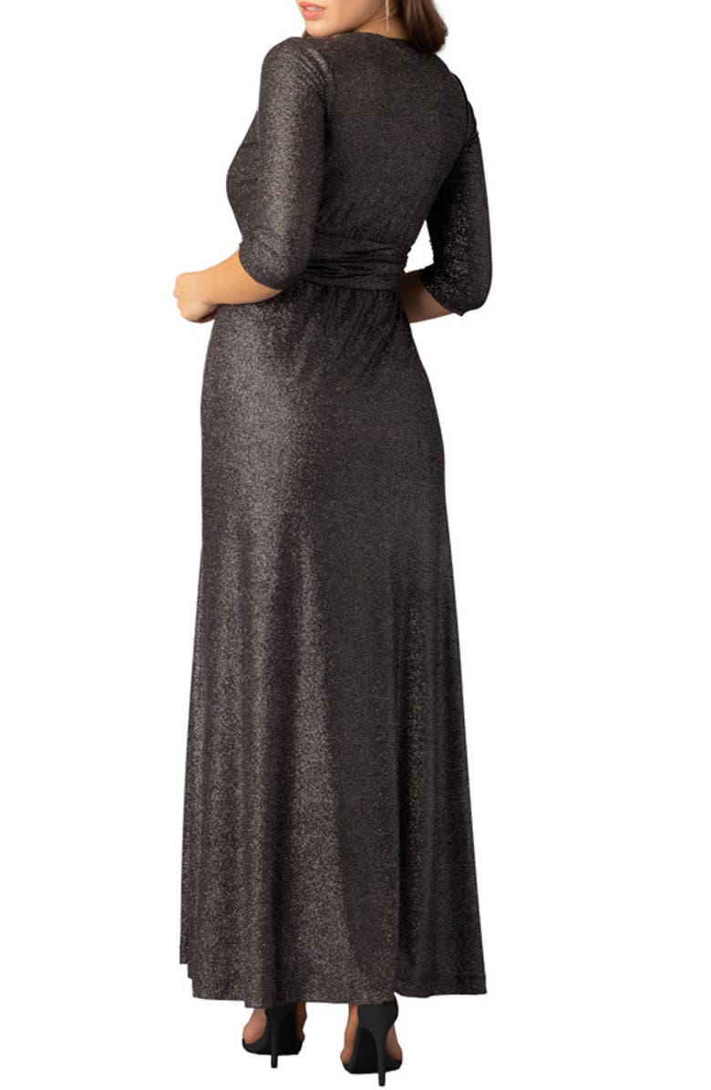 Kiyonna Romanced by Moonlight Evening Gown, Alternate, color, Silver Starlight