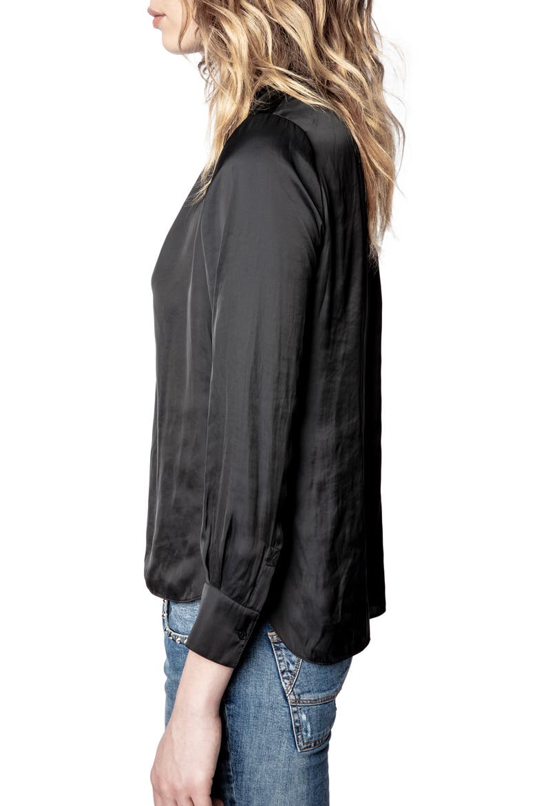 Tink Blouse, Alternate, color, NOIR