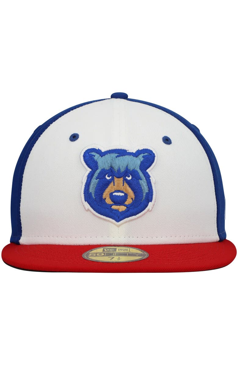 New Era Men's New Era White Tennessee Smokies Authentic Collection Team Home 59FIFTY Fitted Hat, Alternate, color, 