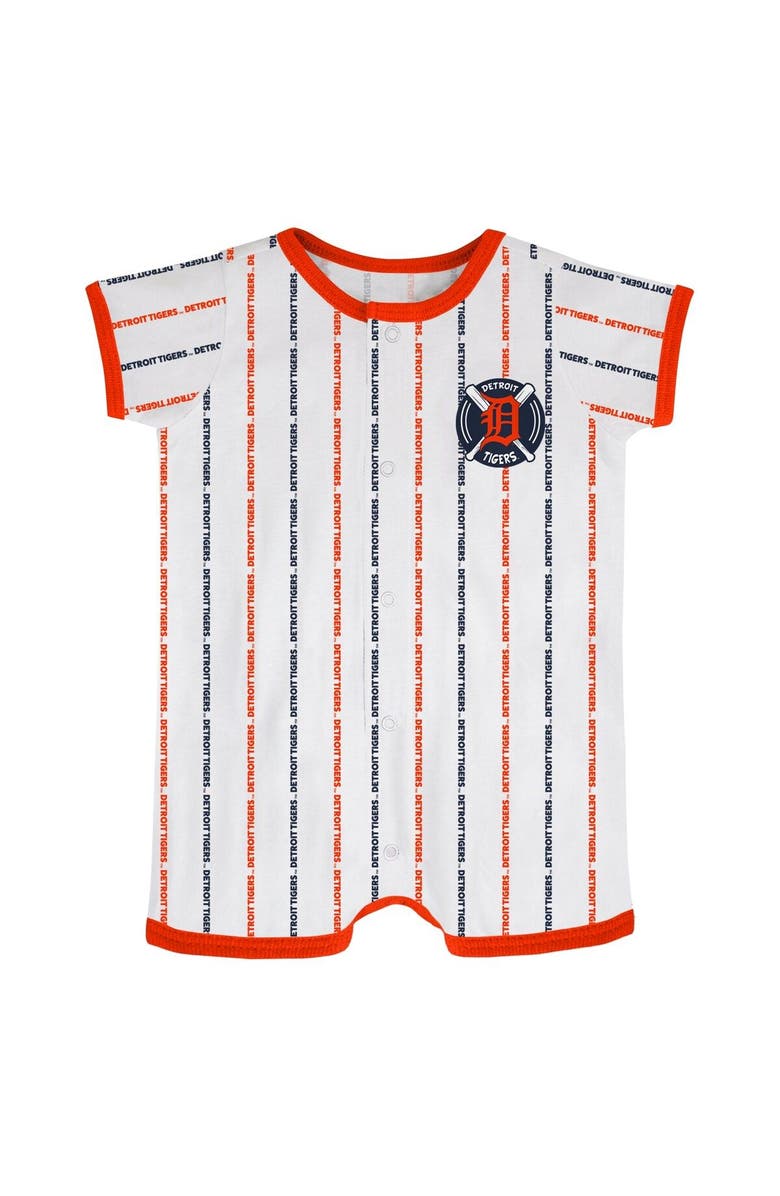 Outerstuff Newborn & Infant White Detroit Tigers Ball Hitter Romper, Main, color, White