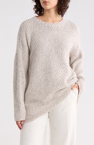 Eileen Fisher Organic Cotton Tunic Sweater