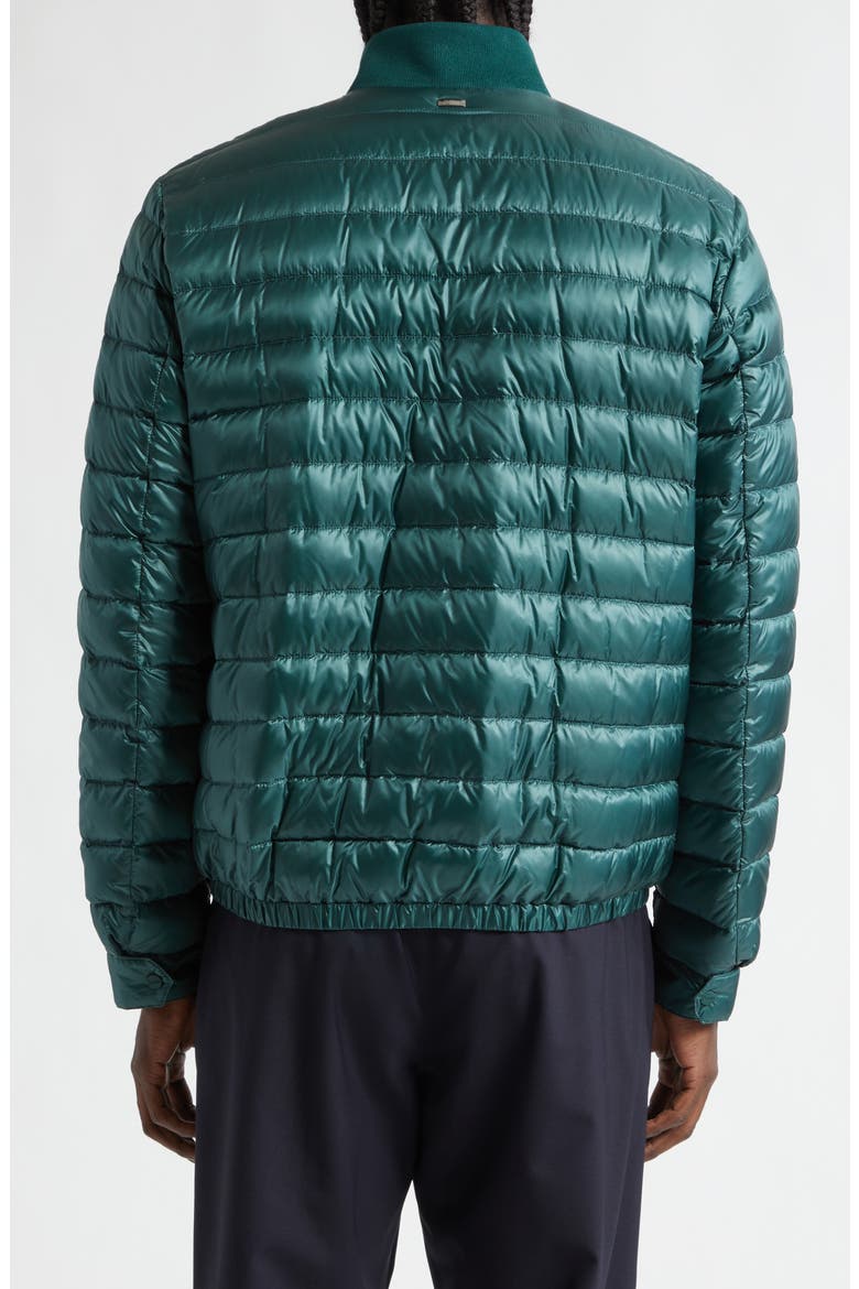 Ultralight Nylon Down Jacket, Alternate, color, BOTTLE GREEN