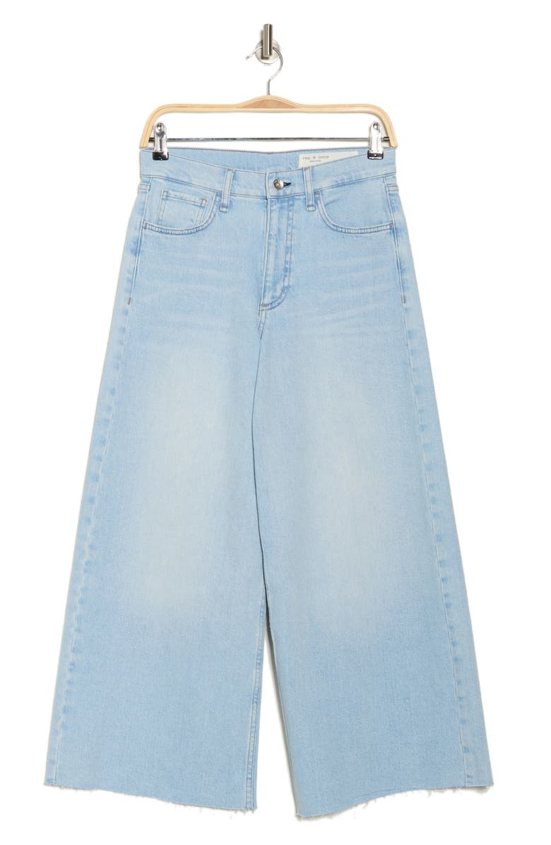 rag & bone Serena Crop Wide Leg Jeans, Alternate, color, Wyncote