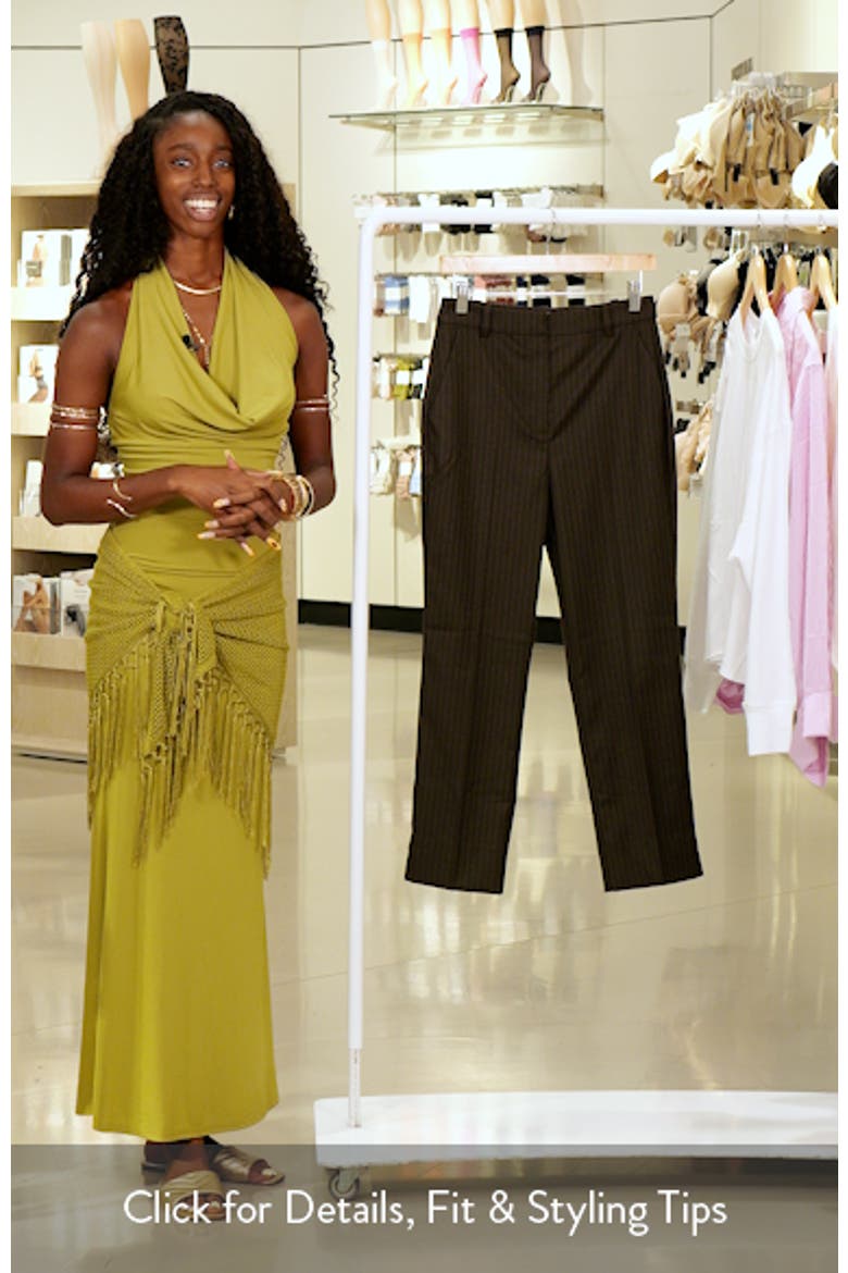 The Favorite Cigarette Pinstripe Ankle Pants video