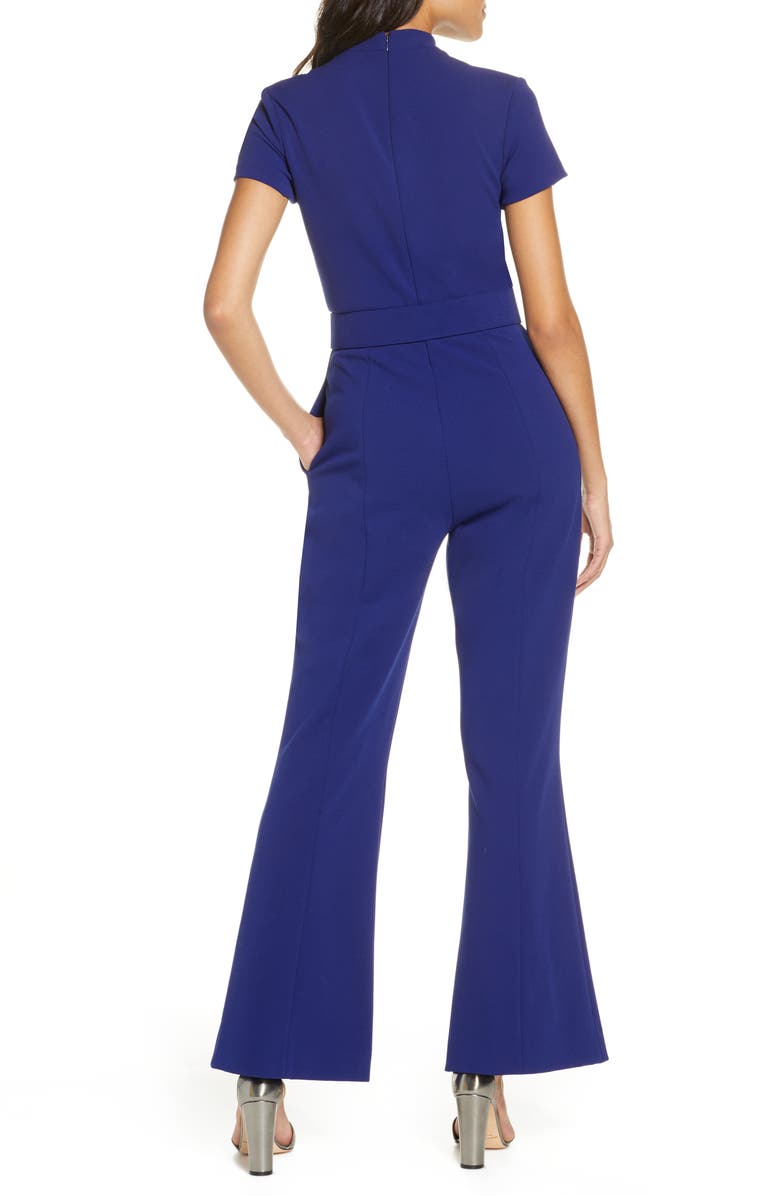 Mark + James by Badgley Mischka Flair Leg Jumpsuit, Alternate, color, 