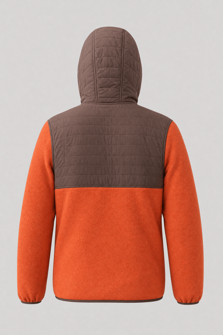 Aspen Bonded Fleece Full Zip Hoodie, Alternate, color, Chili Oil