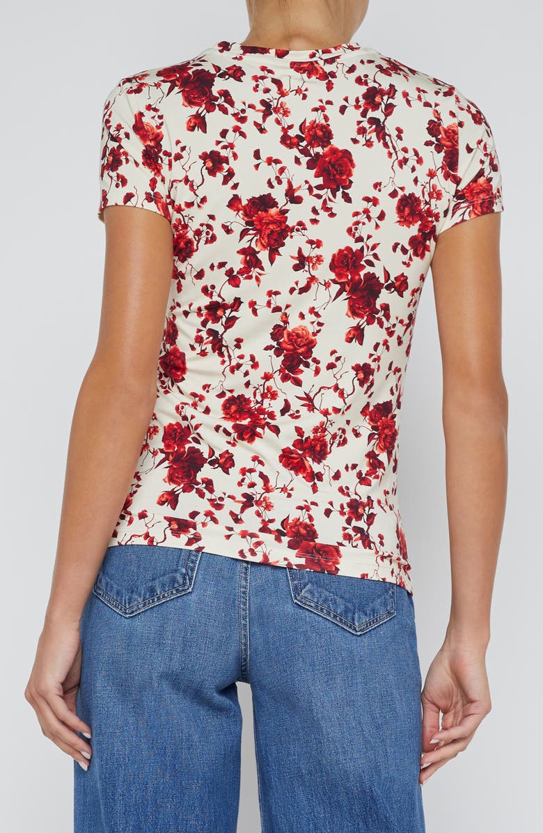 L'AGENCE Ikebana Floral Print Top, Alternate, color, 