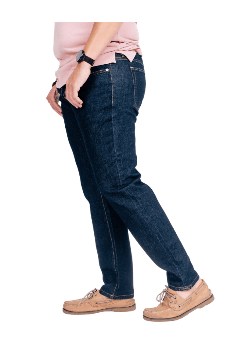 Slim-Straight, Premium Indigo Stretch Jeans, Alternate, color, Indigo