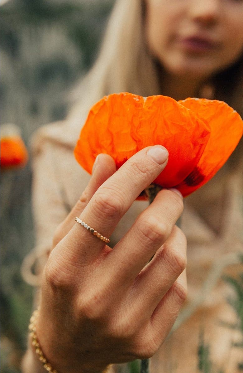 MADE BY MARY Poppy Ring, Alternate, color, Silver