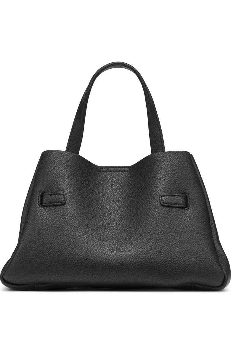 DKNY Bryar Small Satchel, Alternate, color, Black/Silver