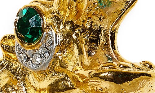 Kenneth Jay Lane Hippo Pin In Gold