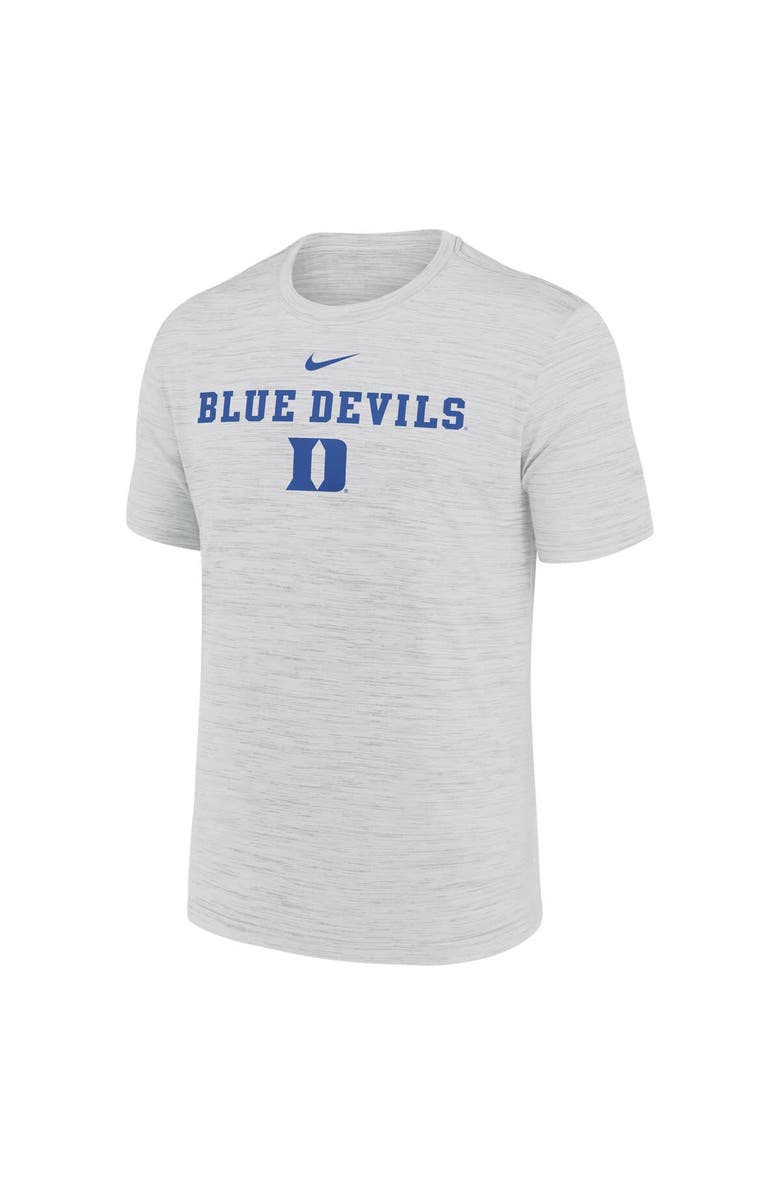 Nike Men's Nike Ash Duke Blue Devils 2025 Sideline Velocity Performance T-Shirt, Alternate, color, 