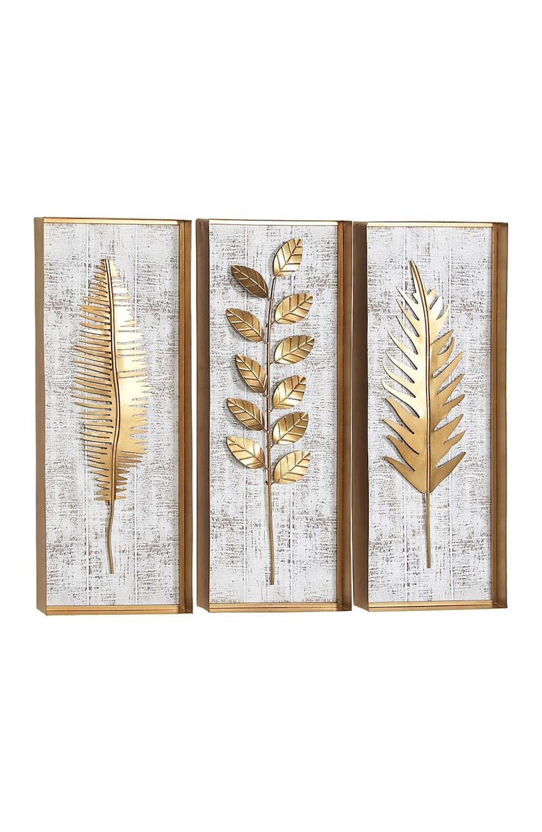 WILLOW ROW Multi Natural Wall Decor - Set of 3, Alternate, color, 