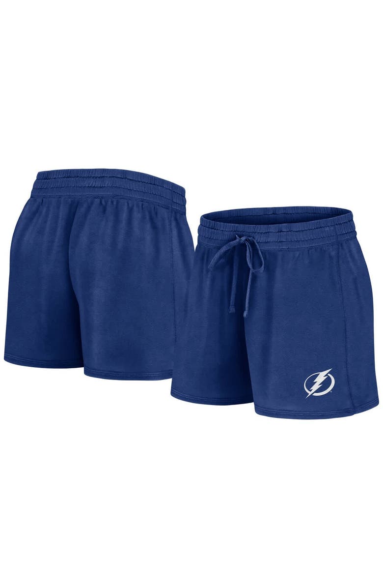 FANATICS Women's Fanatics Blue Tampa Bay Lightning Start To Finish Shorts, Main, color, Blue