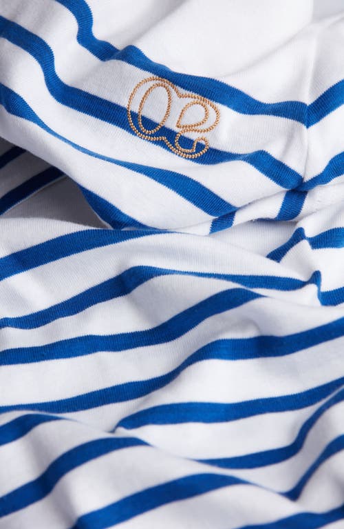 Cache Coeur Benodet Maternity And Nursing Sailor Shirt In Blue