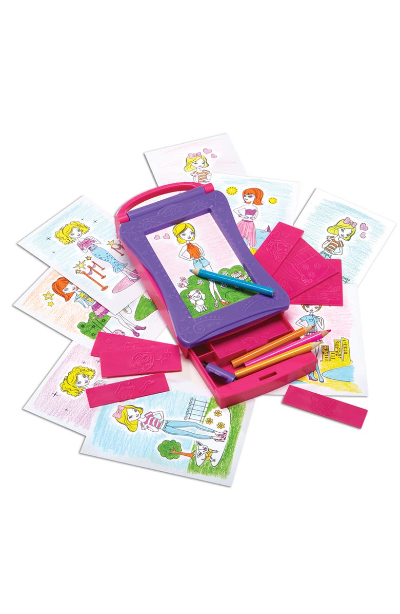 CRA-Z-ART Fashion Designer Craft Activity Kit, Alternate, color, Multicolored