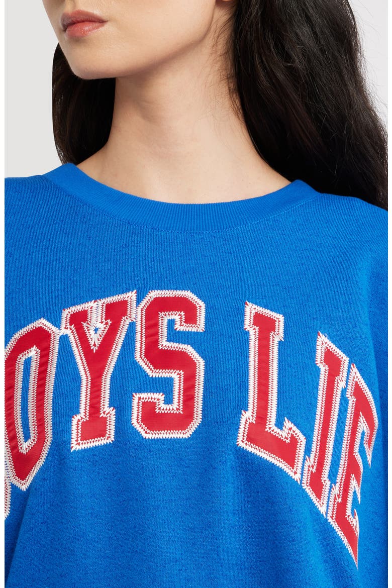 Game Changer Kara Graphic Sweatshirt, Alternate, color, BLUE