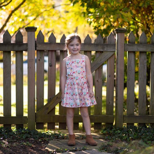 Worthy Threads Girls Pinafore Dress In Birthday
