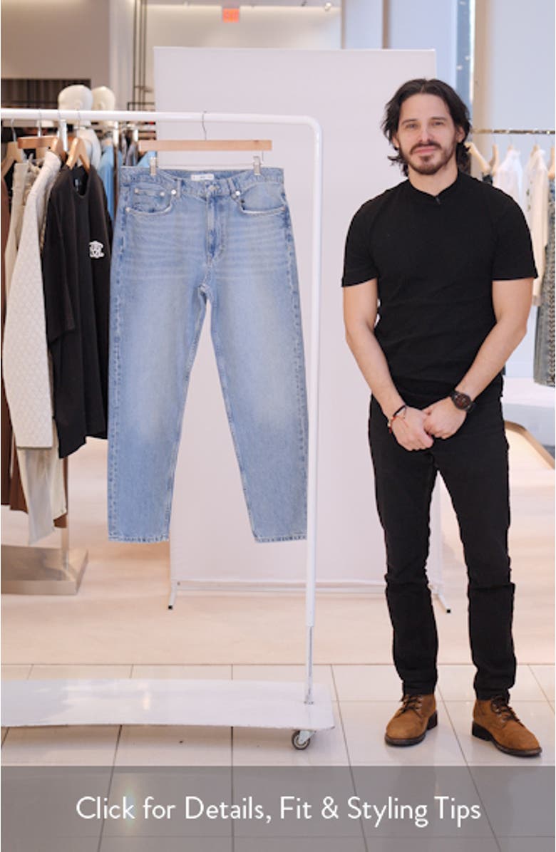 Lore Tapered Straight Leg Jeans, sales video thumbnail