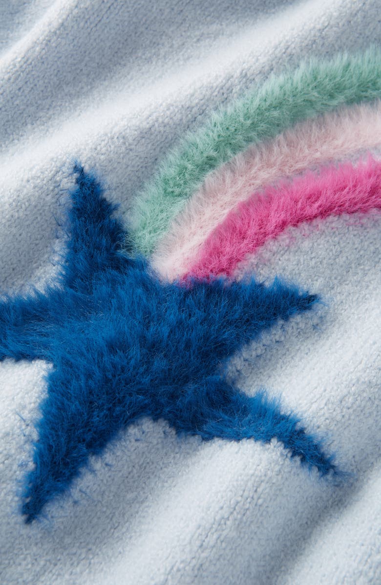 Tucker + Tate Kids' Fuzzy Icon Tunic Sweater, Alternate, color, Blue Xenon Fuzzy Star