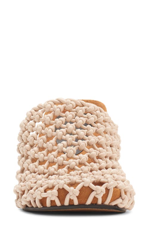 Stella Mccartney Terra Crochet Mules In Greggio