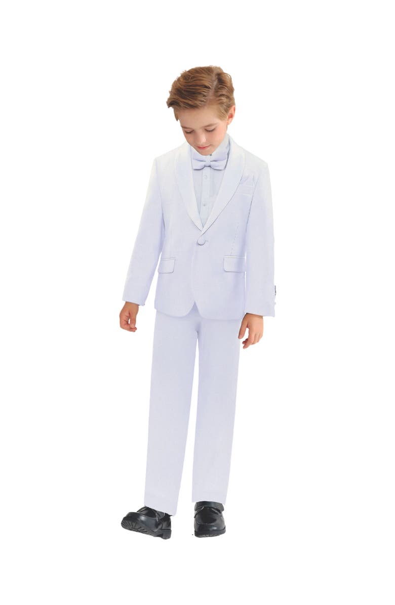 MOUSTACHE Shawl Lapel Suit, Alternate, color, White