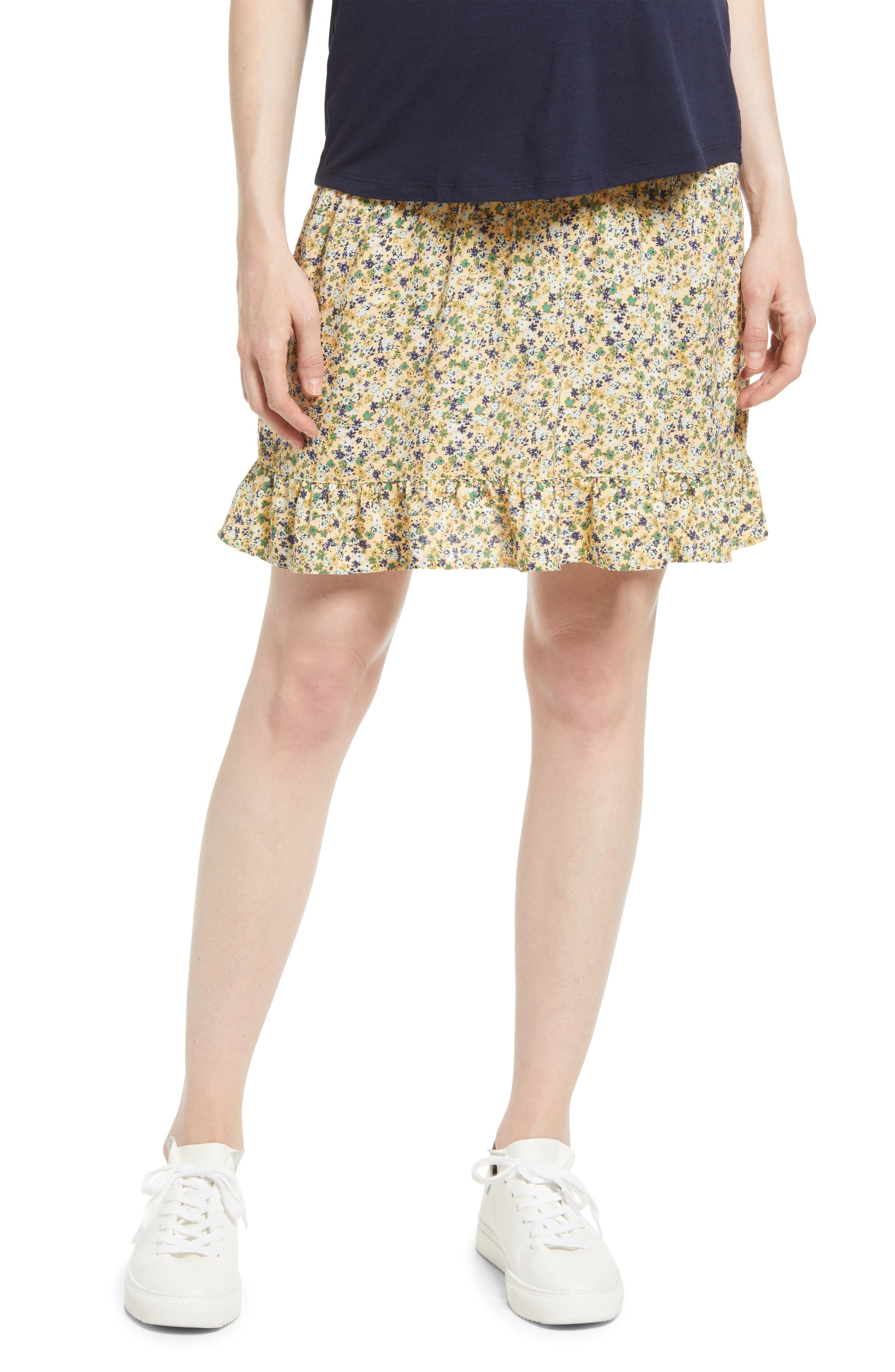 Floral Maternity Skirt
