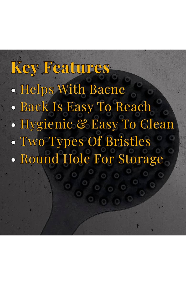 Pete & Pedro Long Handle Back & Body Shower Scrub Brush, Alternate, color, NO COLOR