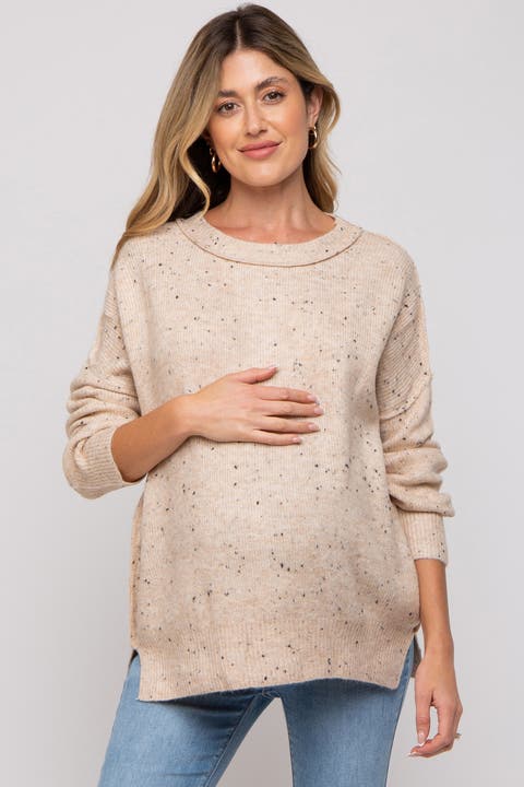 Speckled Knit Sweater