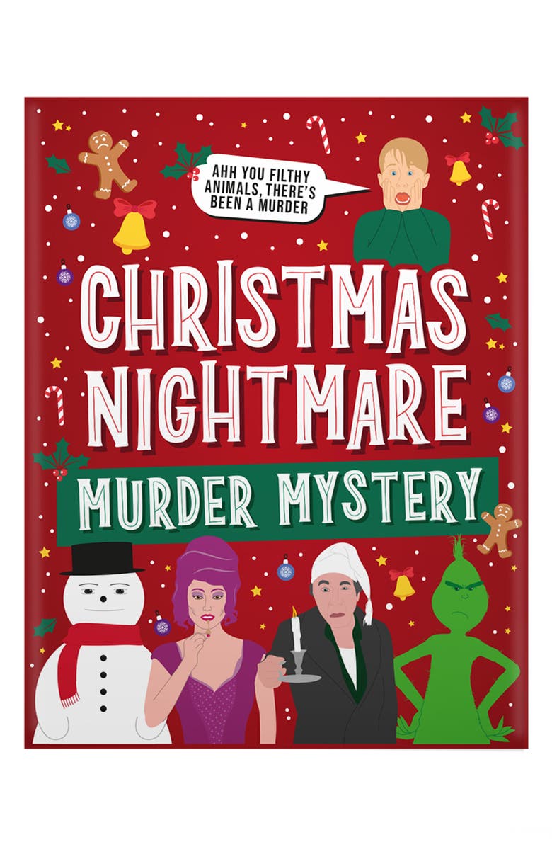 GIFT REPUBLIC Christmas Nightmare Murder Mystery Game, Main, color, Assorted