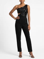 RACHEL Rachel Roy Pheonix Sleeveless Top Jumpsuit