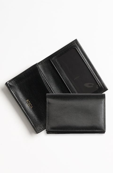 Old Leather Gusset Wallet