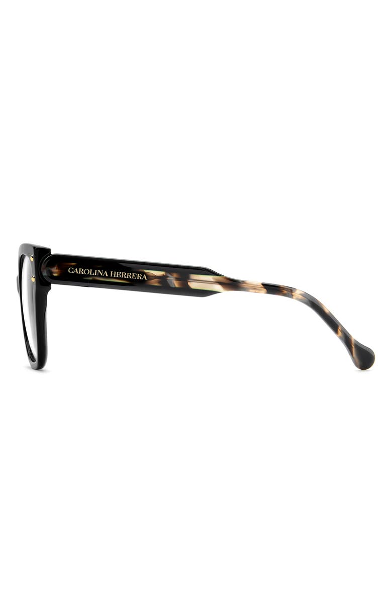 Carolina Herrera 53mm Square Reading Glasses, Alternate, color, 