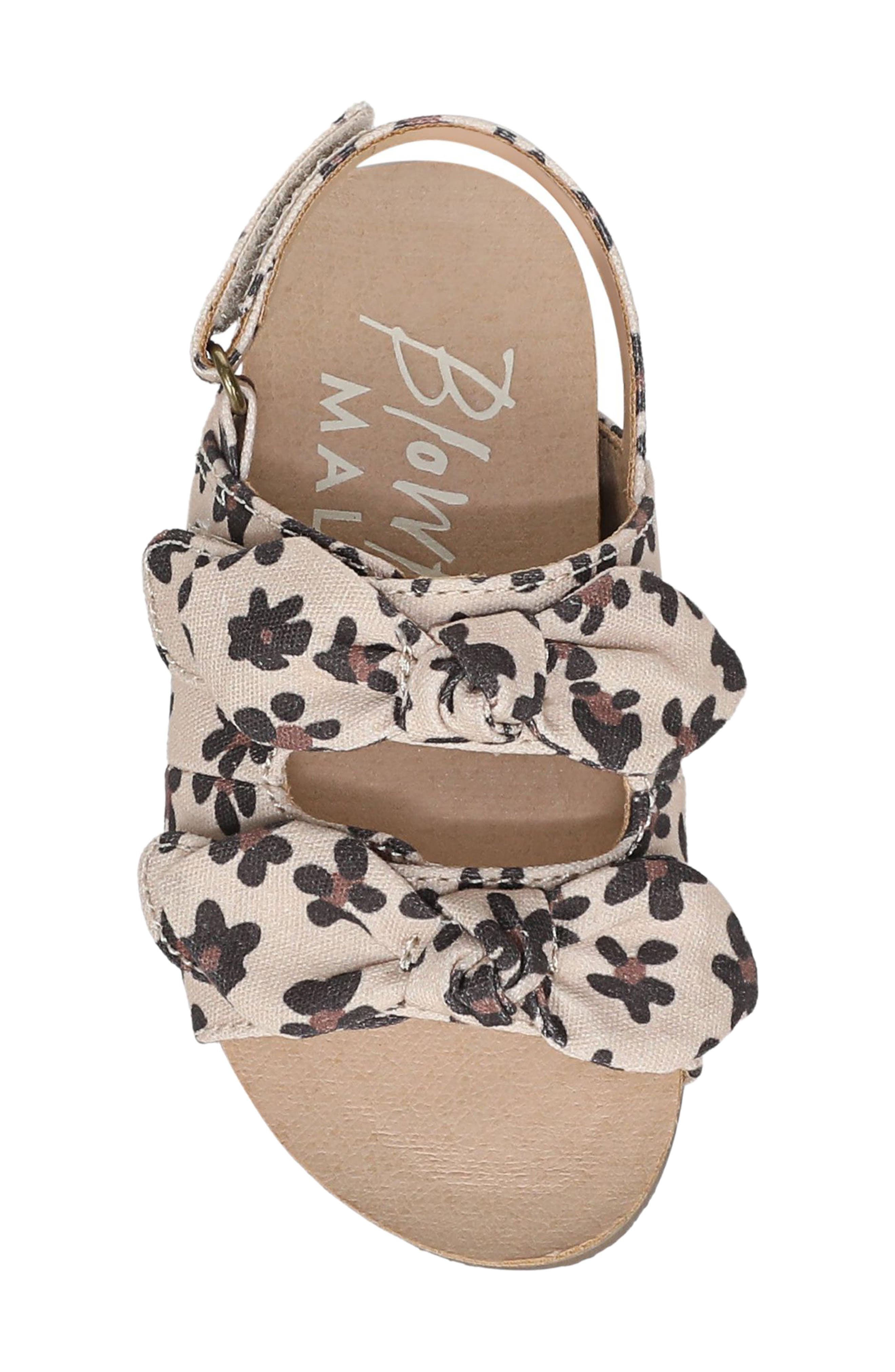 Blowfish Malibu Kids' Gal Pal 2-K Slingback Sandal, Alternate, color, Flower Leopard