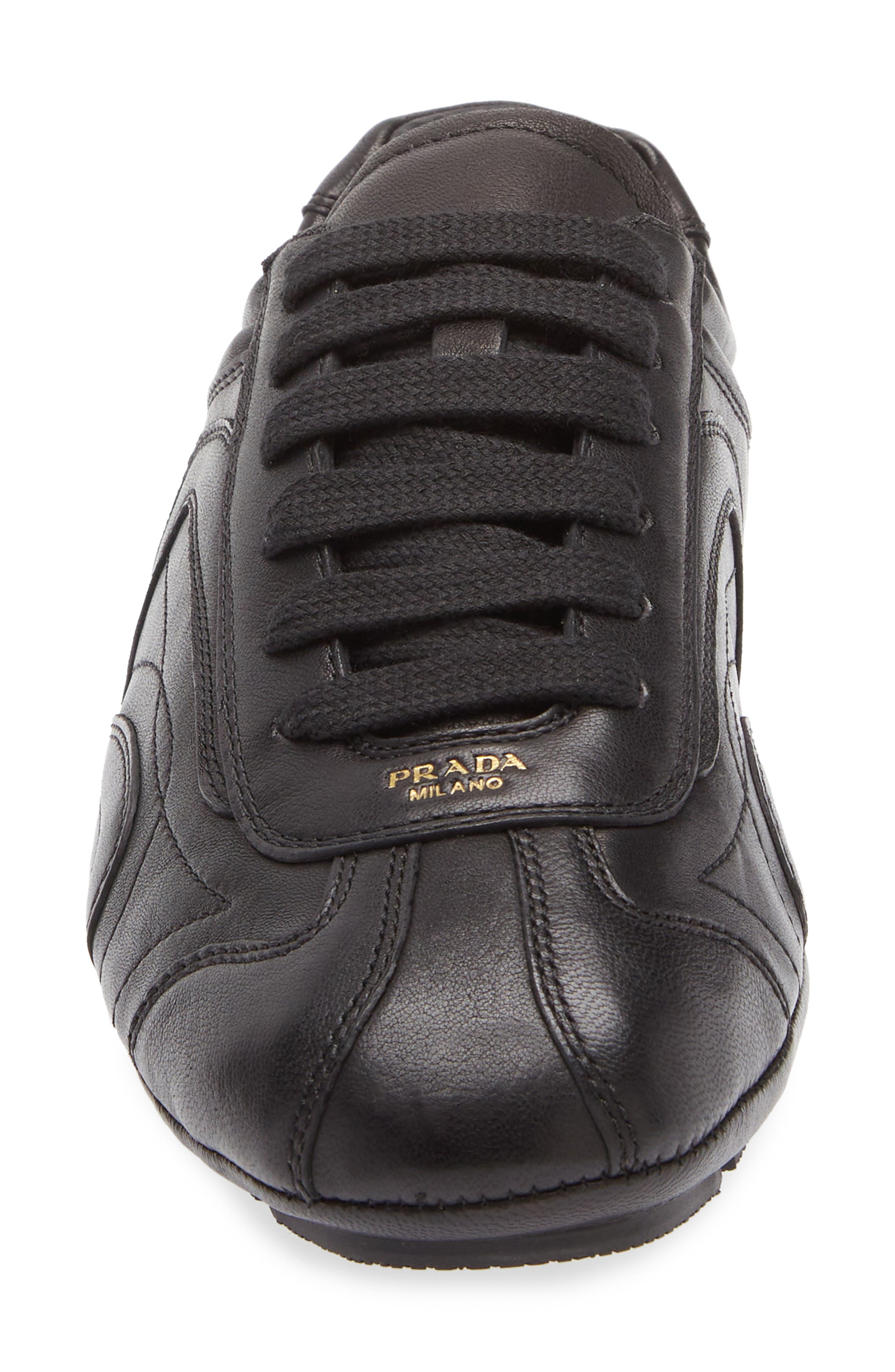 Prada Montecarlo Re-Edition Sneaker, Alternate, color, Nero