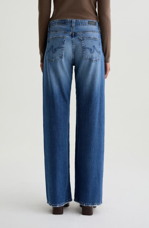 Ag Adria Low Rise Bgy Wide Leg Jeans In Blue